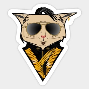 SkinnyCatzzz, What's your Persona? MJ cat Sticker